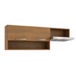AEREO COCINA EMILLY 2 PUERTAS COLOR RUSTICO -MADESA-