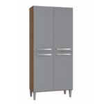 DESPENSA EMILLY 4 PUERTAS COLOR RUSTICO/GRIS -MADESA-