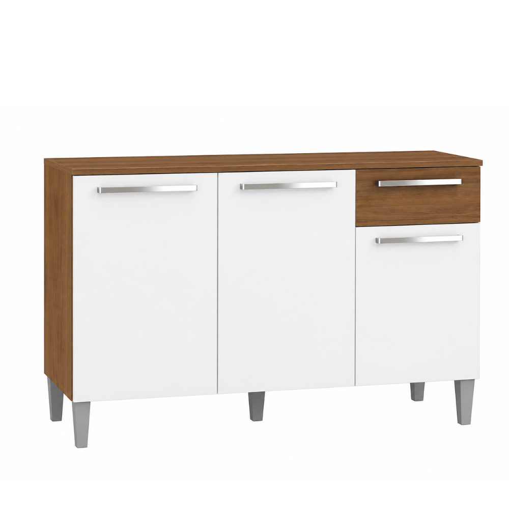 MESON EMILLY RUSTICO BL MESON EMILLY 3 PUERTAS 1 CAJON COLOR RUSTICO/BLANCO -MADESA- - Imagen 1