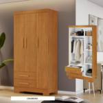 ROPERO EBANO 3 PUERTAS COLOR CINAMOMO -JCM-