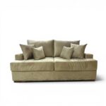 SOFA LONDRES 2 CUERPOS INCLUYE COJIN DE RESPALDO Y COJINES DECORATIVOS| COLOR A ELECCION BAJO PEDIDO
