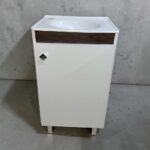 VANITORIO DE BAÑO ONIX COLOR BLANCO/IMBUIA