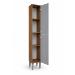 DESPENSA EMILLY 2 PUERTAS COLOR RUSTICO/GRIS -MADESA- - Imagen 2