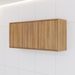 AEREO THALITA 3 PUERTAS 120CM COLOR NOGAL -MVS SUL-