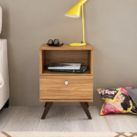 VELADOR 1 CAJON COLOR MIEL -MVBTO-